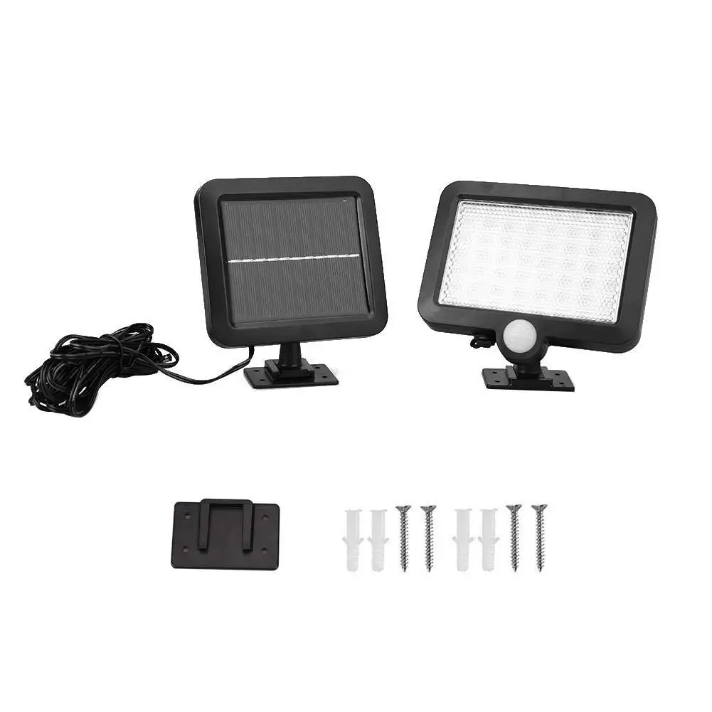 

Amazon Solar 56led Split Sensing Wall Lamp Corridor Garden Lamp Hanging Small Street Light Water Resistant