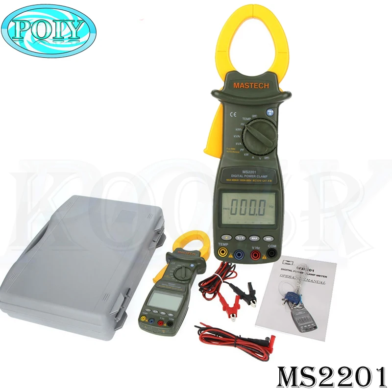 MASTECH MS2201 цифровой измеритель мощности, измеритель активной/видимой/реактивной мощности, тестер активной энергии