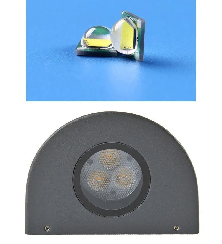 10 шт. 3*2 Вт Современная Ac85-265V прикроватная лампа лестницы Led прохода гостиная фон настенное освещение водонепроницаемый Wandlamp светильник