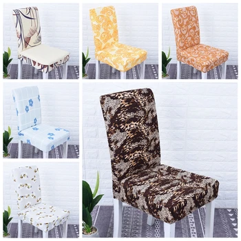 

2020 Removable Wedding Chair Covers Spandex Computer Office Chair Cover Stretch Dining Room Linings For Desk Seat Covers Banquet