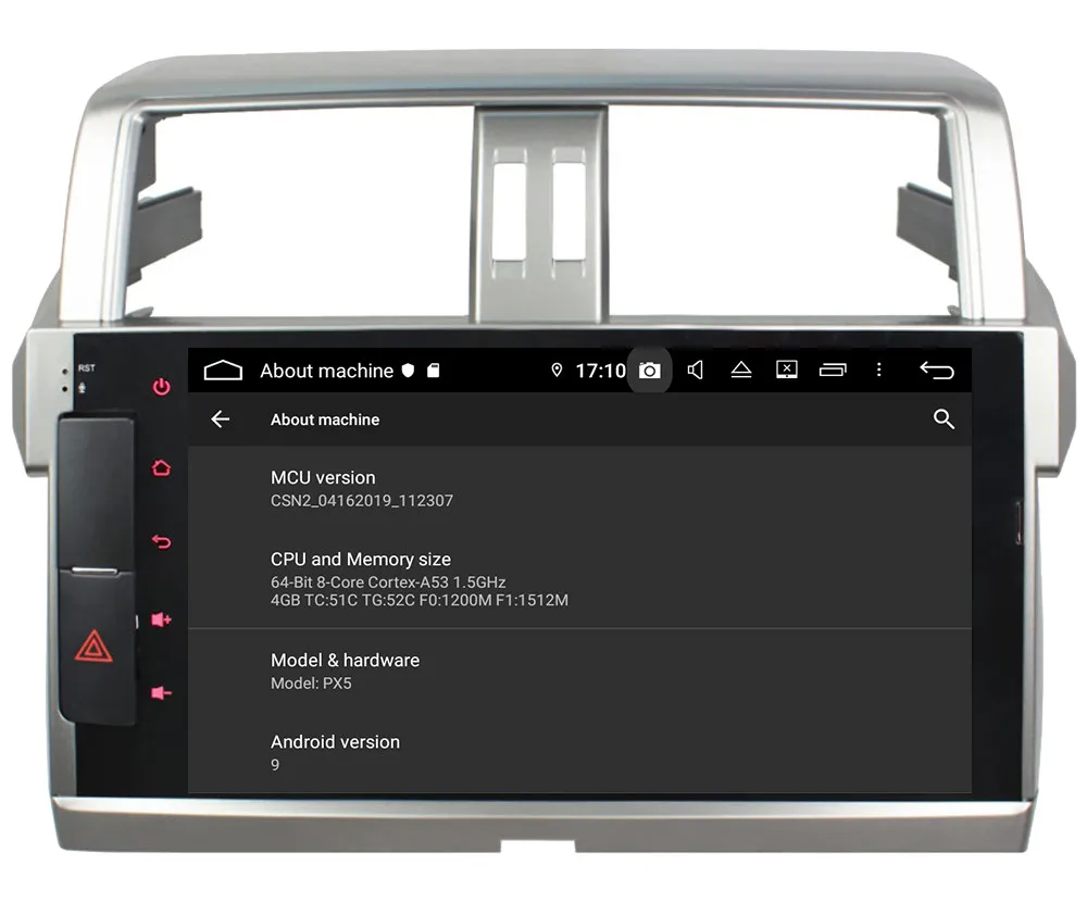 Klyde 10," ips 4G Android 9 Восьмиядерный 4 Гб+ 64 Гб DSP BT автомобильный DVD мультимедийный плеер стерео для Toyota Prado Land Cruiser 150 LC150