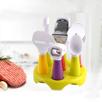 

7Pcs/set Mini Durable Handy Practical Cooking Tools Bottle Opener Peeler Kitchen Utensil Kit