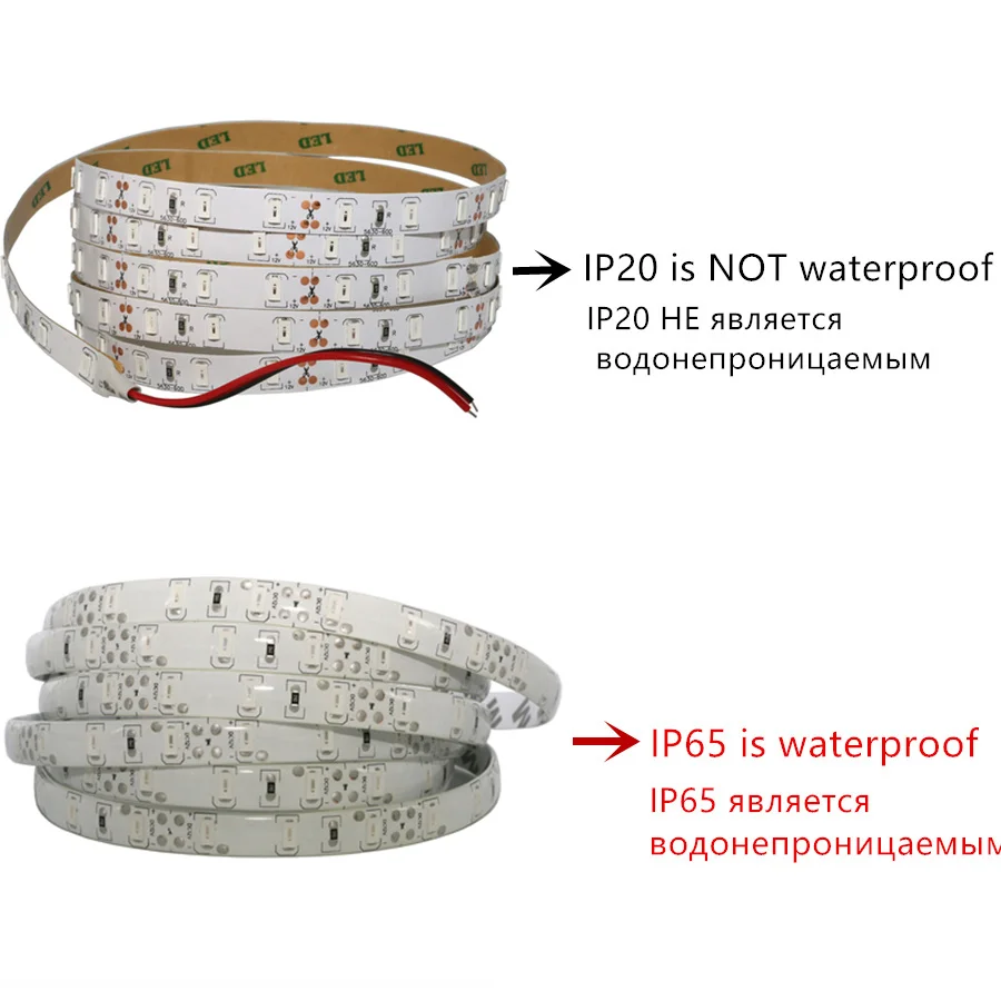 1/2/3/4/5M IP65 Водонепроницаемый/без Светодиодные ленты светильник 5630 SMD DC12V 60 Светодиодный s/M 5730 бар гибкий светильник ярче, чем 3528 5050 светодиодный лента