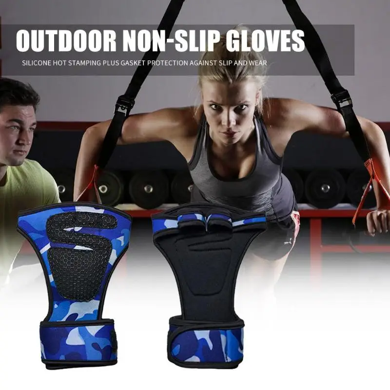 Прочные Перчатки для тяжелой атлетики износостойкие перчатки для защиты ладони Нескользящие мужские женские перчатки для тяжелой