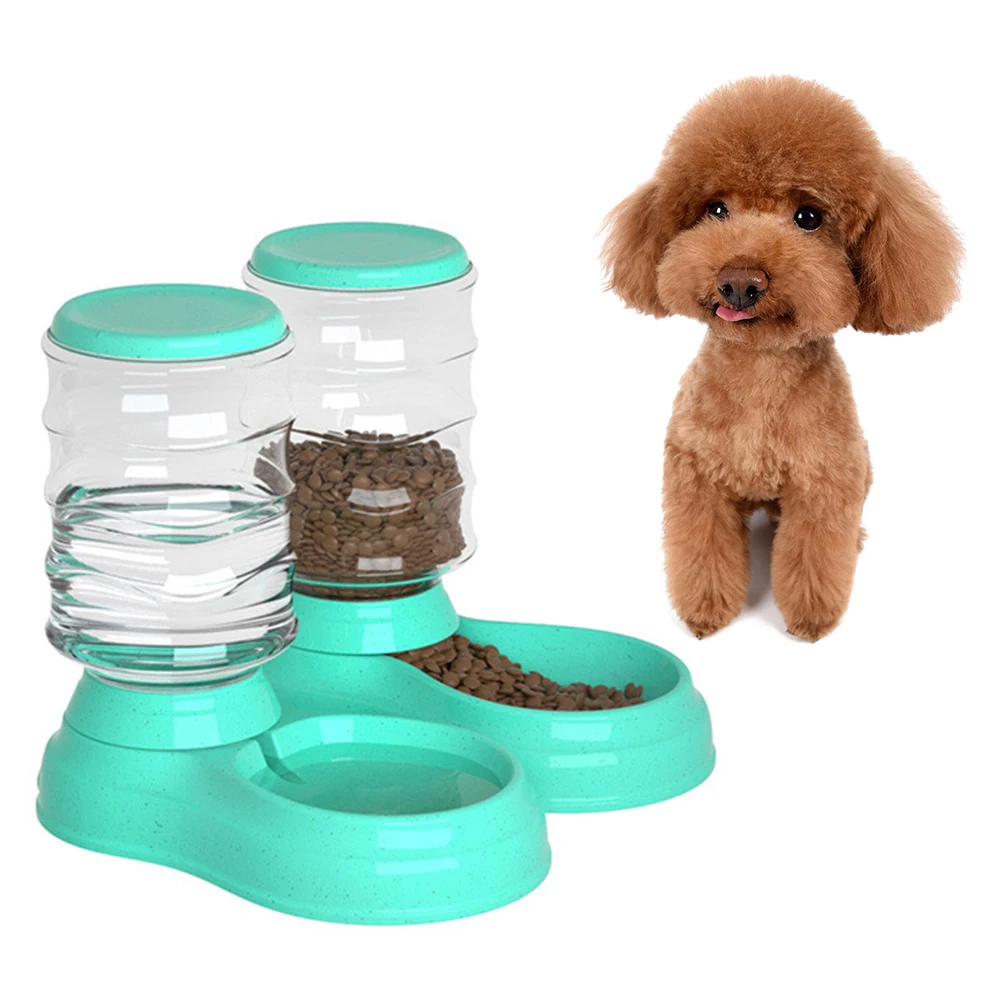Pet Dog Automatic Water Feeder 3 8L Food Storage Bucket Cat Water Fountain Dispenser Small Teddy