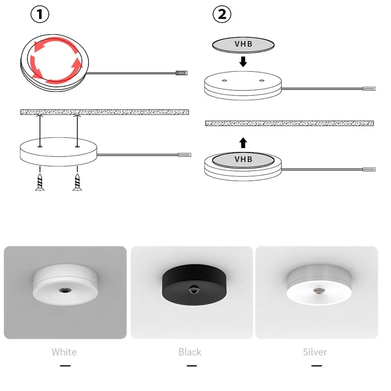 motion led flood lights etrnLED USB 5V Led Mini Spotlight Lighting Kit Round Surface Mounted Cabinet Display Lamp Ceiling Spot Black White Silver Bulbs spot led light