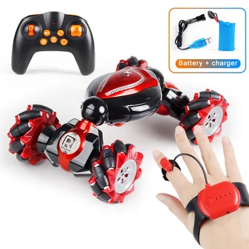 

Radio Remote Control Stunt Car Watch Gesture Induction RC Drift Car Twisting Off-Road Vehicle Electric Mini RC Car Toys for Kids