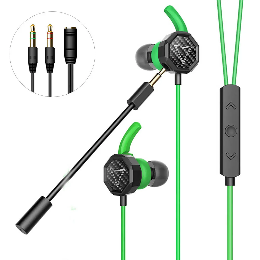 Игровая гарнитура GGMM для телефона наушники вкладыши с драйвером 3 5 мм 10 двойным