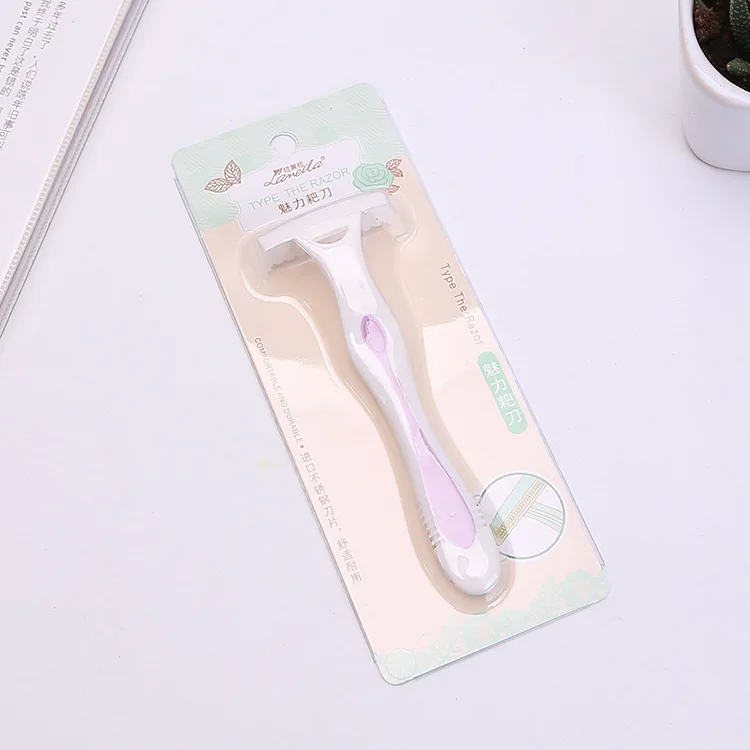 N00881 Online Celebrity Women's Lightweight Single Shaver Single Razor Makeup Cleaning Tools
