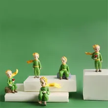 5pcs Lovely The Little Prince Action Figure Miniature Resin Figurine Collection Model Doll for Girl Boy Gift Home Desktop Decora