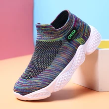 Повседневная детская обувь; детские кроссовки для мальчиков; детские носки; кроссовки; летняя дышащая детская обувь; Мягкая сетчатая обувь; Chaussure Enfant