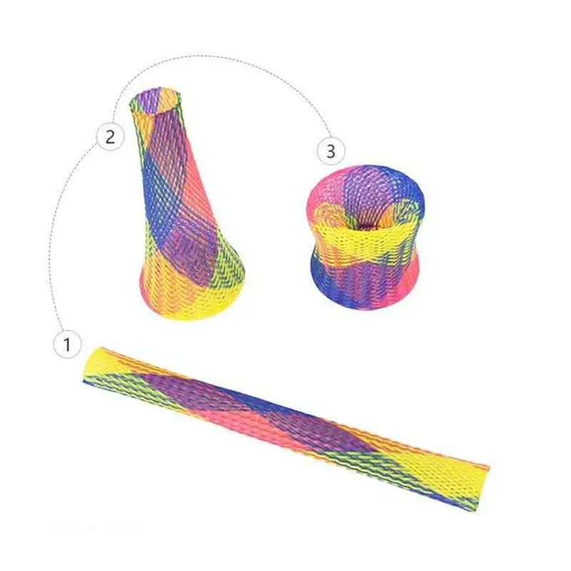 Cat Spring Tube Toy Stretchable Kitten Spring Toy Cat Interactive Toy Pet Chew Toy Cat Coil Toy Kitten Teaser Toy Random Color