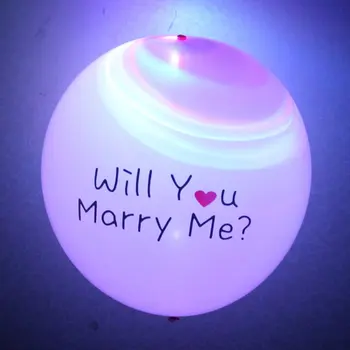 

Led Lights Colorful Flash Luminous Balloons Wedding Wedding Party Decorations Holiday Supplies Color Glowing Balloons