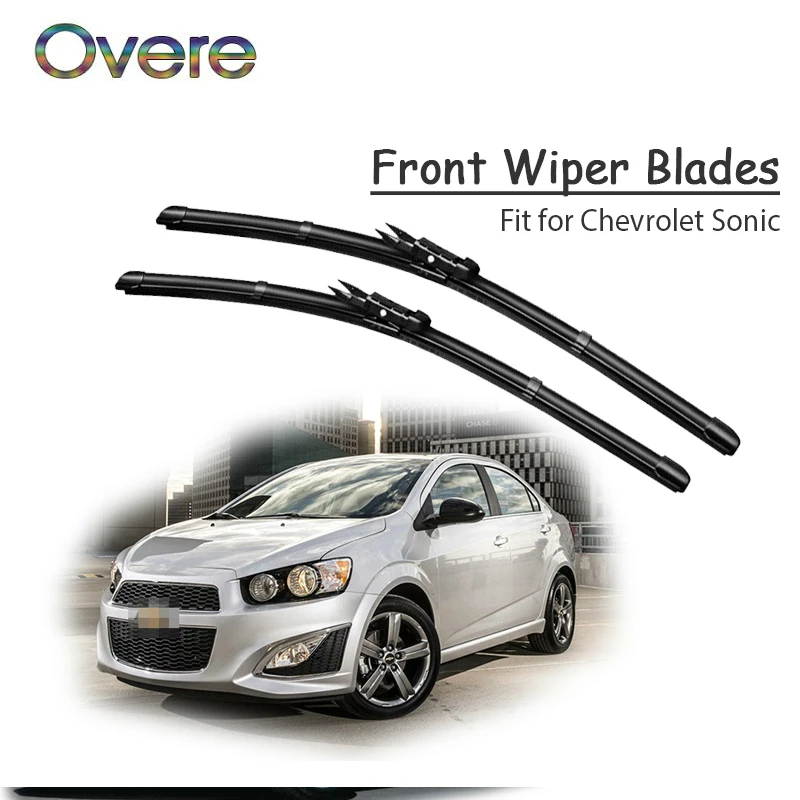 Overe 1 Набор Резиновых автомобильных передних стеклоочистителей для Chevrolet Sonic 2016 2015