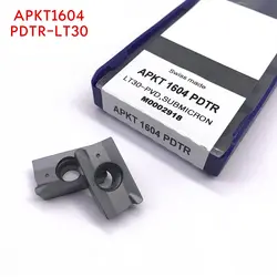 10 шт APKT1604PDTR LT30 инструмент фреза APKT1604 долбежные плечо карбида вставить обработки Центр точность полу-отделка