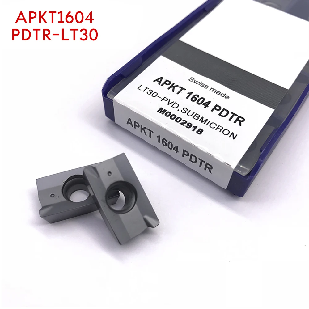 10 шт. APKT1604PDTR LT30 фреза инструмент APKT1604 долбежное плечо карбида вставки