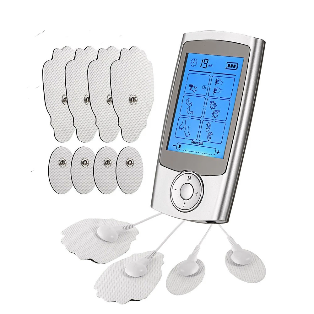 Rechargeable 16 Modes Electronic Pulse Massager EMS TENS Unit Muscle