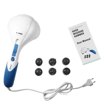 

Household Music Relief Massager Lightweight Full Body Handheld Electric Vibrating Neck Back Relax Body Massaging Device