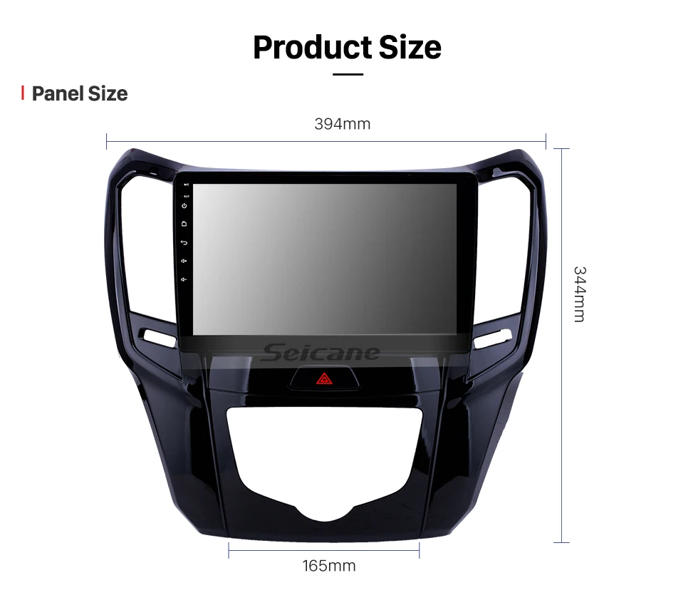 Top Seicane Car Stereo HD Touchscreen 10.1" HD Android 8.1 GPS for Great Wall M4 2014 2015 with USB WIFI AUX support Carplay 2 din 14