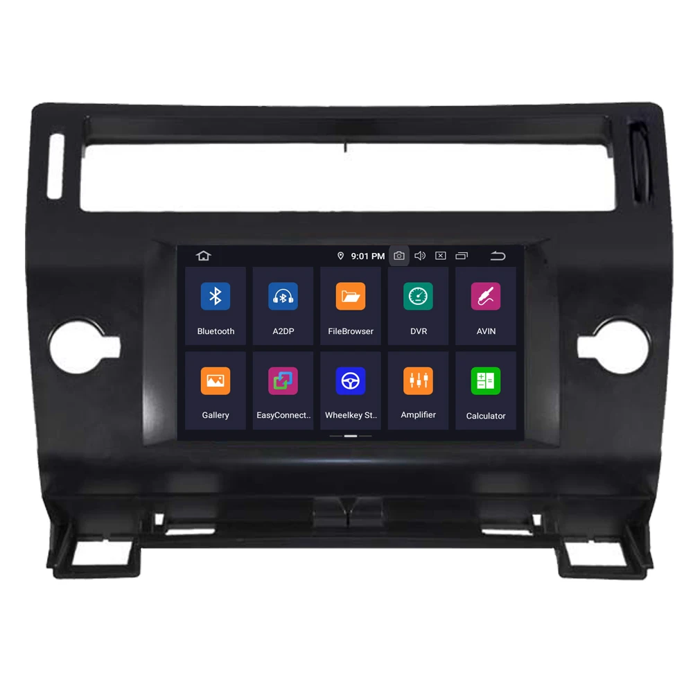 Discount RoverOne Car Multimedia System For Citroen C4 C-Triomphe C-Quatre Android 9.0 Radio Stereo DVD GPS Navigation Media Music Player 3