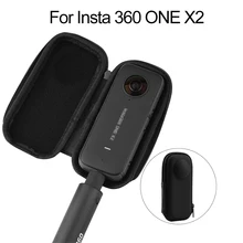 Mini Pu Opslag Case Voor Insta 360 Een X2 Beschermende Tas Handtas Draagbare Tas Voor Insta 360 Panoramische Camera Draagbare accessoire