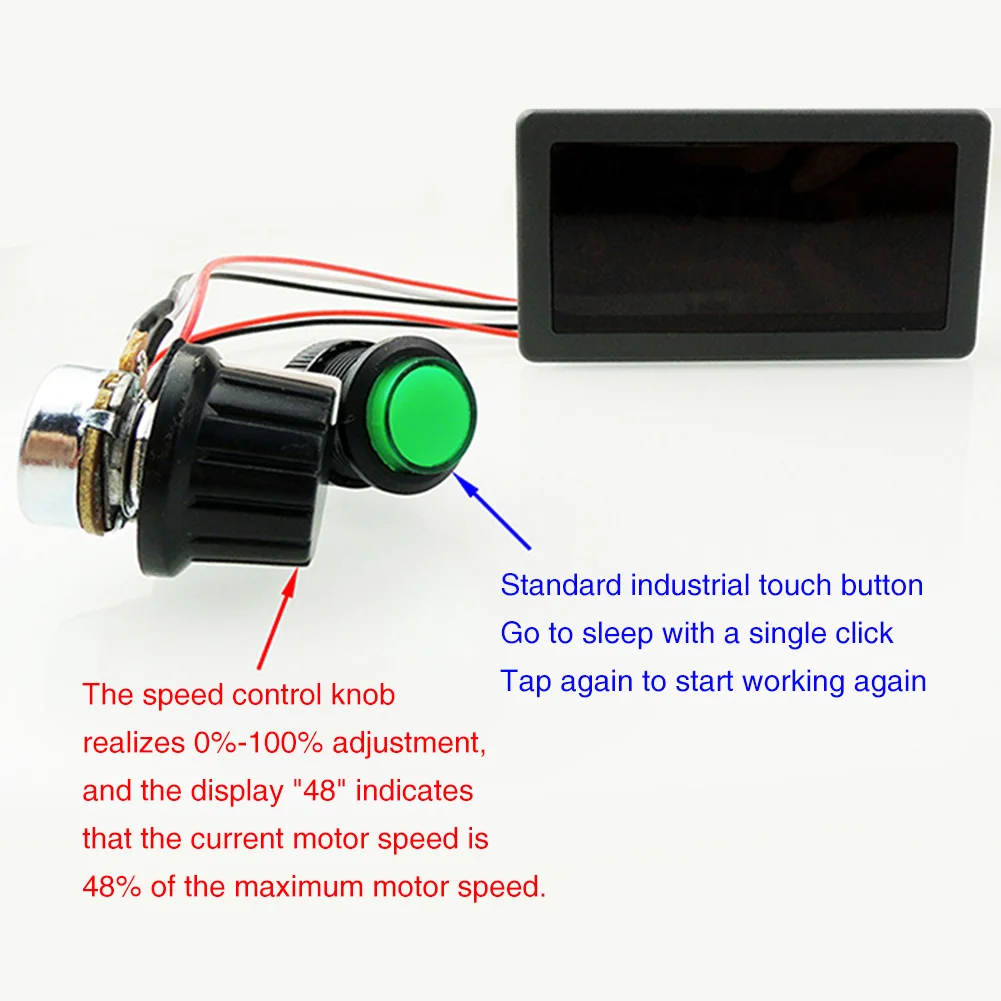 CCM5D DC6V до 30 в легко применяемый светодиодный дисплей, контроллер скорости, плата Цифрового Двигателя, регулятор пуска, переключатель, профессиональный, прочный
