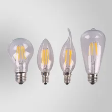 Винтажный светодиодный светильник Edison, 220 В, ST64, A60, C35, светодиодный Светодиодный светильник gluhlampe 220 В, ретро-лампе, Hause, dekoractive Licht, лампада ampulle, светодиодный светильник