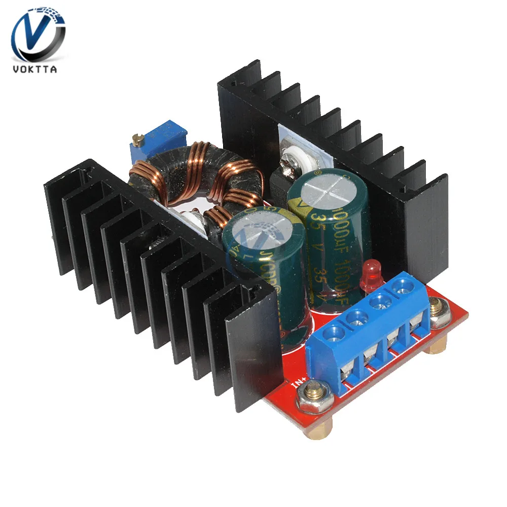 150W DC-DC Step Up Boost Converter Adjustable Power Transformer Supply Voltage Regulator