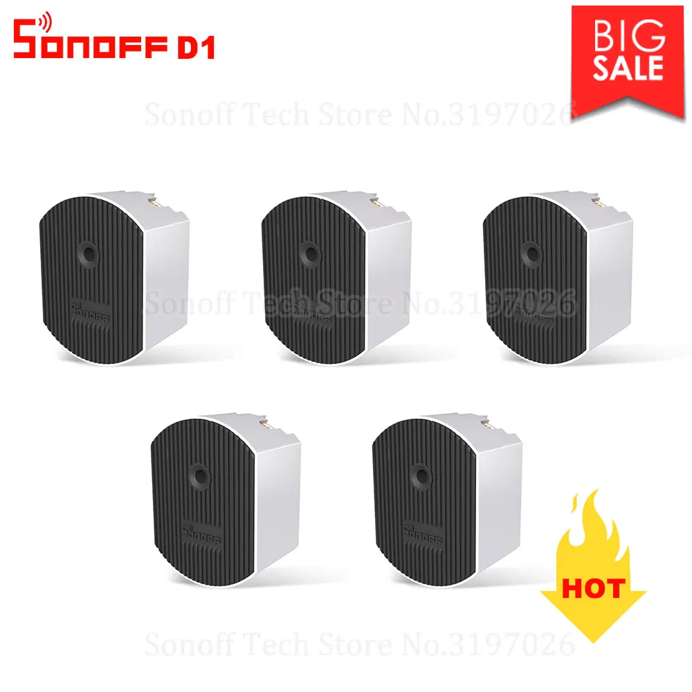 Светильник Itead Sonoff D1 3/5/10 шт. диммер 433 МГц радиочастотный переключатель Wi Fi