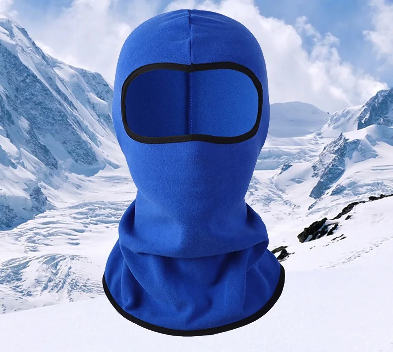 2021 Protective Headgear Unisex Designer Balaclava Custom Outdoor Windproof One Hole Balaclava fleece lined beanie