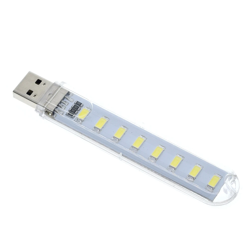 Шэньян Мини Портативный USB Ночной светильник 8 светодиодов 5730 SMD книга s 5V для ПК