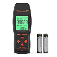 Meterk MK08 измеритель EMF ручной Мини цифровой ЖК-датчик электромагнитного поля измеритель радиации Дозиметр Тестер счетчик