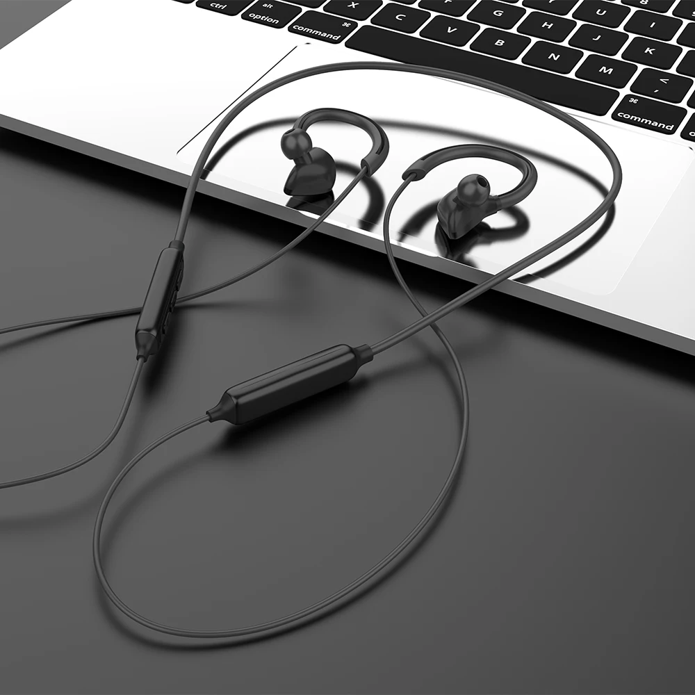 PTM Bluetooth наушники беспроводные анти падение спортивные тяжелый бас гарнитура с
