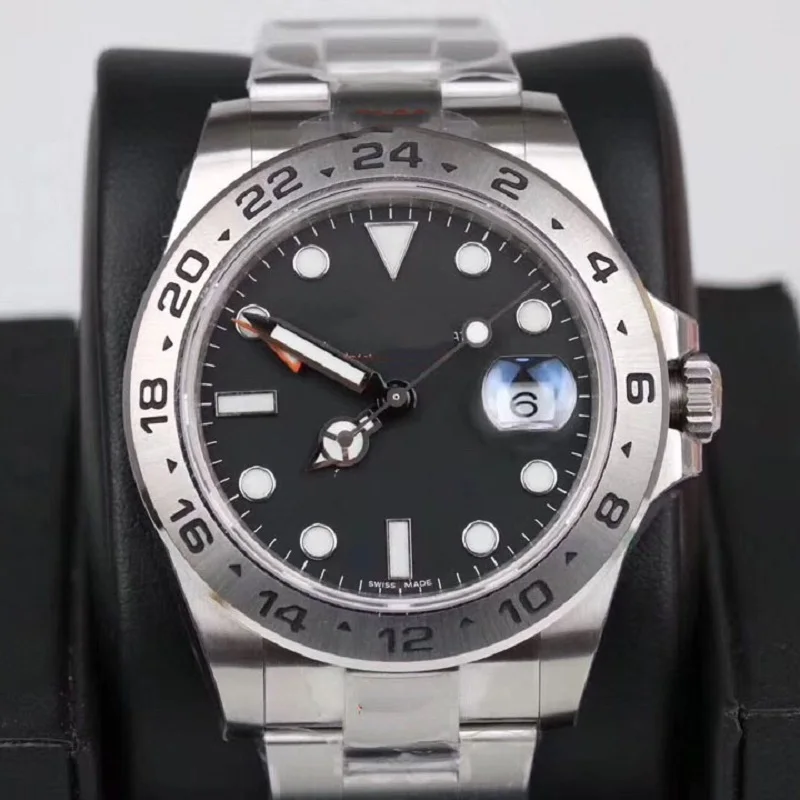 

Watch Men Automatic Mechanical GMT 42MM Dial Sapphire Crystal Bezel Waterproof 316L stainless steel Watch AAA