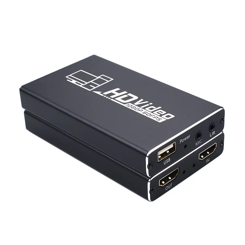 HDMI к USB 2 0 Loop Out игра Захват карты видео запись коробка прямая трансляция цифровой