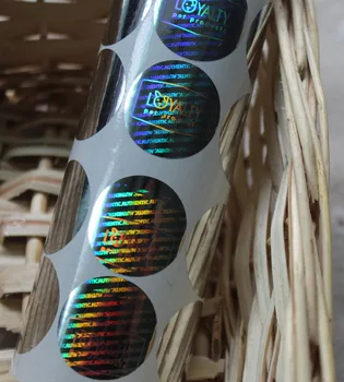 

free shipping custom logo name Customized Custom Anti-fake Anti-Counterfeit Hologram Laser Holographic Sticker Label stickers