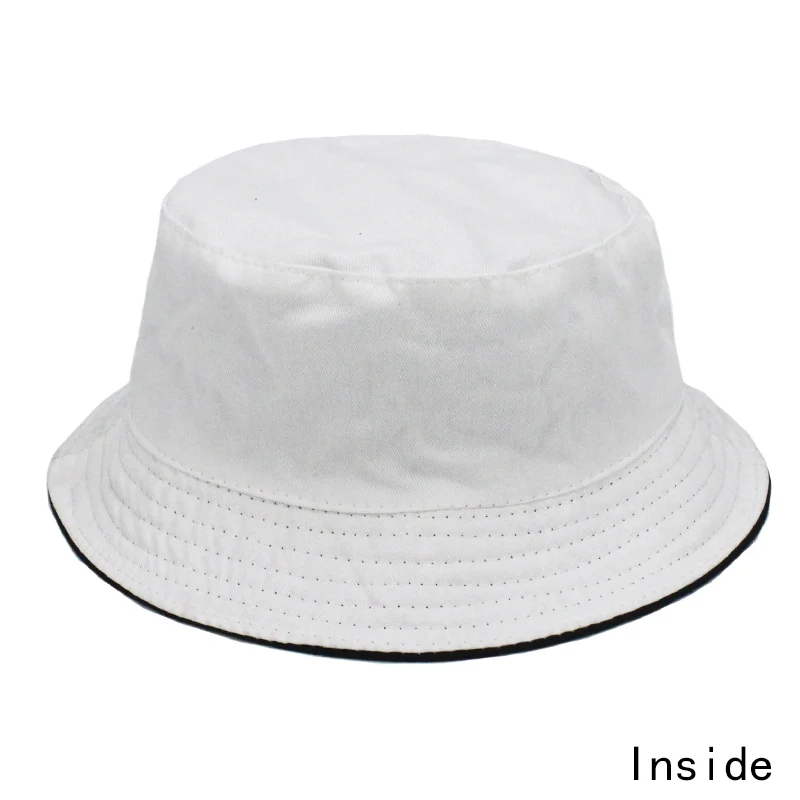 Fashion Bucket Hat For Men Women White 