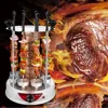 Electric smokeless skewers automatic rotating 10-prong timing barbecue machine 2