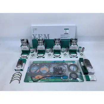

New Aftermaket Engine Part V1405 Engine Rebuilding Kit With Full Gasket Set Cylinder Piston Rings Bearings For Kubota