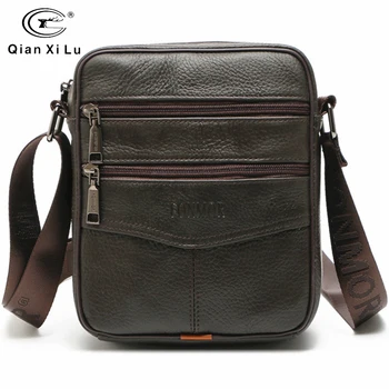 

Original Design Genuine Leather Men Messenger Bag Cowhide Male Handbag for Travel Business Crossbody Bags High Qualtiy Bolsas