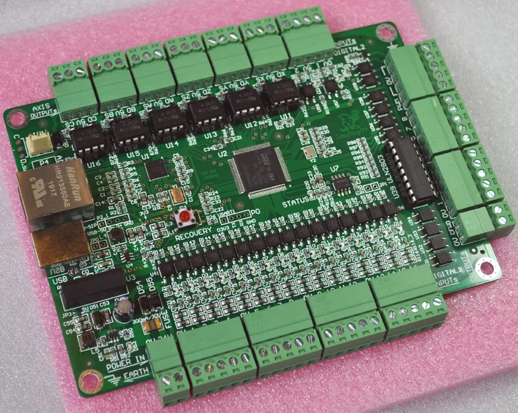 USB+ Ethernet MACH3 ЧПУ сети Управление плата гравировальный станок 6 оси сети Порты и разъёмы движения Управление карты