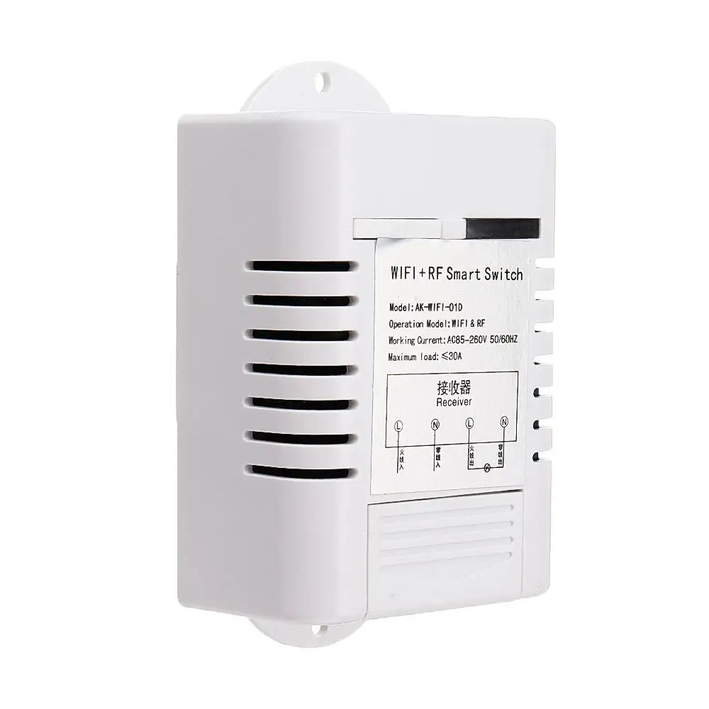 CLAITE AC90-260V 30A WiFi приложение дистанционное управление переключатель RF беспроводной 315/433 МГц передатчик для eWeLink Android IOS домашний контроль