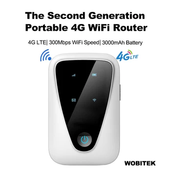 Enrutador 4G Lte Wifi desbloqueado, Mini módem de bolsillo portátil inalámbrico, punto de acceso MiFis CAT4 para coche, Wi-Fi, con ranura para tarjeta Sim