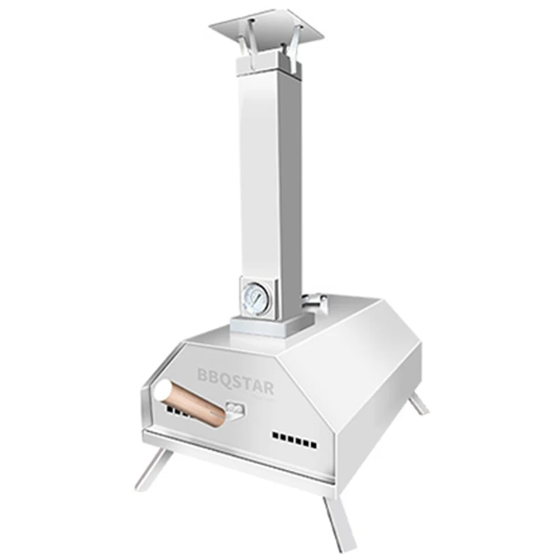 Small Pizza Oven VT-018Z Stainless Steel Pizza Oven Household Outdoor BBQ Oven Fruit Charcoal Fire Pizza Oven