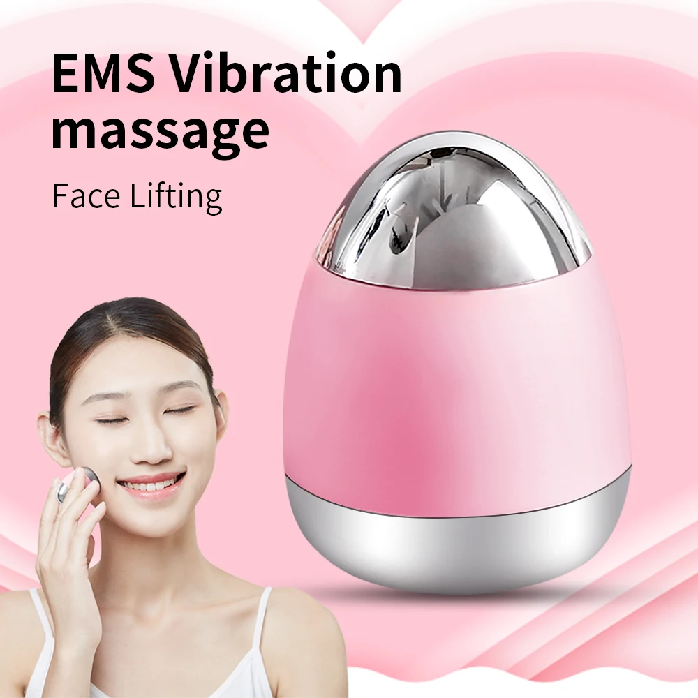 Mini masajeador Facial con vibración microcorriente, dispositivo de belleza para el cuidado de la piel, estiramiento Facial, instrumento antiarrugas