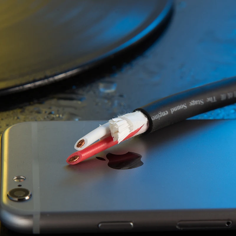 Кабель для колонок DIGZULU 20AWG Pro аудиопровод чистый кислород медь по метру разъем