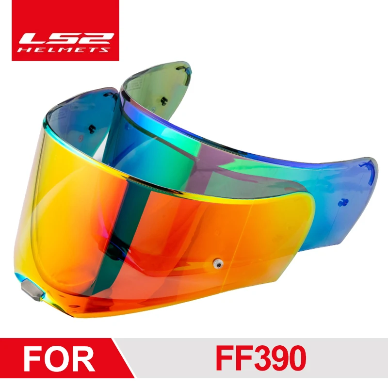 Оригинальный LS2 FF390 выключатель хромированный шлем с покрытием объектива Четыре