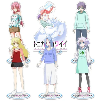 

Anime Fly Me to the Moon Acrylic Stand Model Desk Double Side Figures Comic Exhabition Decor Ornaments Figure Stand Plate Dolls