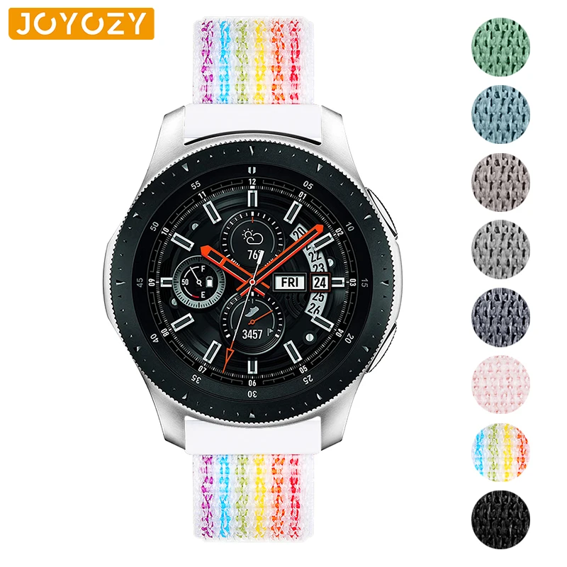 Joyozy нейлоновый ремешок для samsung Galaxy Watch 46 мм/42 мм спортивный 20 22 часов gear S3/S2