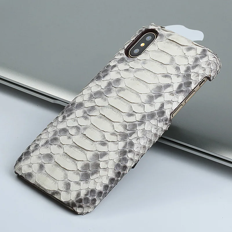 Чехол для телефона из натуральной кожи питона Apple iphone X 11 Pro Max 6 6s 5s se 7 8 Plus XS XSmax XR